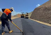 بهسازی و آسفالت راه روستایی زمان آباد شهرستان بیرجند در استان خراسان جنوبی