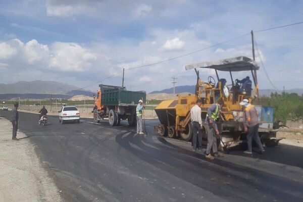 ایمن سازی محور روستایی خانلق شهرستان شیروان به طول ۴.۵ کیلومتر