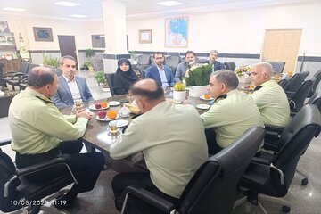 دیدار بافرمانده انتظامی گیلان
