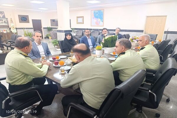دیدار مدیرکل راه و شهرسازی گیلان با فرمانده انتظامی استان