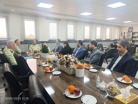 دیدار بافرمانده انتظامی گیلان