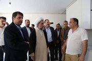 کلنگ‌زنی مسجد حیدر کرار (ع) در مهرگان واقع در استان قزوین