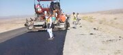 ببینید | اجرای عملیات روکش آسفالت گرم محور مواصلاتی سراوان، گُشت در استان سیستان و بلوچستان به طول ۲۴ کیلومتر