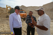 بازدید مدیرکل راه و شهرسازی لارستان از پروژه ی عملیات تکمیلی محور لار - لامرد حدفاصل فداغ - بیرم
