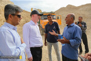 بازدید مدیرکل راه و شهرسازی لارستان از پروژه ی عملیات تکمیلی محور لار - لامرد حدفاصل فداغ - بیرم