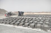ببینید| پیشرفت آماده سازی سایت ۹۰ هکتاری طرح نهضت ملی مسکن محمد آباد سیستان