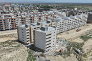 آخرین وضعیت احداث ۹۸۴ واحد مسکونی طرح نهضت ملی مسکن در شهرک اندیشه ۴ اردبیل