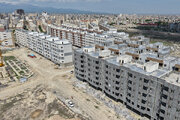 آخرین وضعیت احداث ۹۸۴ واحد مسکونی طرح نهضت ملی مسکن در شهرک اندیشه ۴ اردبیل