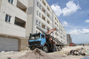 آخرین وضعیت احداث ۹۸۴ واحد مسکونی طرح نهضت ملی مسکن در شهرک اندیشه ۴ اردبیل