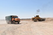 ادامه عملیات آماده سازی سایت 205 هکتاری سمنان