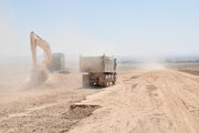ادامه عملیات آماده سازی سایت 205 هکتاری سمنان