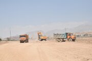 ادامه عملیات آماده سازی سایت 205 هکتاری سمنان