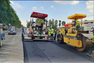 آغاز عملیات اجرایی روکش آسفالت و بهسازی محور ارومیه_گلمان (جاده چی چست)