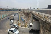 ببینید|ادامه عملیات اجرایی تعریض لاین شمالی آزاد راه کرج قزوین  محدوده بهشت سکینه