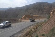 ببینید|خط کشی محور طالقان به هشتگرد حوزه شهرستان طالقان
