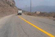 ببینید|خط کشی محور طالقان به هشتگرد حوزه شهرستان طالقان