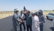 ببینید| بازدید میدانی مدیر کل راه و شهرسازی سیستان و بلوچستان از پیشرفت نهایی پروژه راه اصلی زابل- زهک