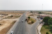 بینید | عملیات اجرایی چهارخطه محور اهواز- مسجدسلیمان در خروجی شهر ملاثانی تا شهر جدید رامین