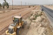 بینید | عملیات اجرایی چهارخطه محور اهواز- مسجدسلیمان در خروجی شهر ملاثانی تا شهر جدید رامین