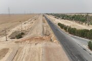 بینید | عملیات اجرایی چهارخطه محور اهواز- مسجدسلیمان در خروجی شهر ملاثانی تا شهر جدید رامین