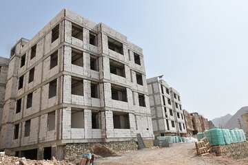 پیشرفت فیزیکی پروژه 138 واحدی نهضت ملی مسکن مهدیشهر در سمنان