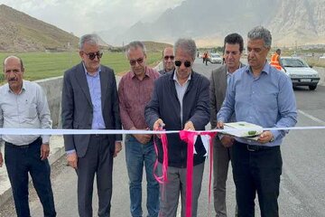 افتتاح رسمی پل رودخانه‌ای گاماسیاب در کریدور غرب کشور با دستور وزیر راه و شهرسازی