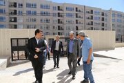 بازدید غلامرضا کاظمیان معاون شهرسازی و معماری وزارت راه و شهرسازی از پروژه های نهضت ملی مسکن استان قزوین
