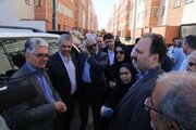 بازدید غلامرضا کاظمیان معاون شهرسازی و معماری وزارت راه و شهرسازی از پروژه های نهضت ملی مسکن استان قزوین