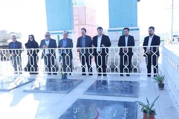 بازدید از المان شهدای گمنام و ادای احترام به مقام شامخ شهدا