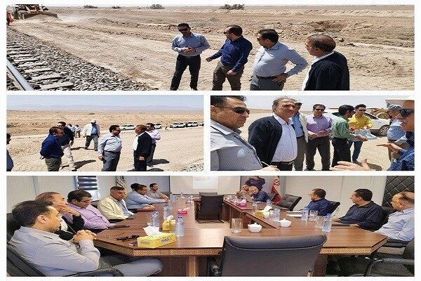 بازدید معاون فنی و زیربنایی راه‌آهن از پروژه خط دوم بافق–طبرکوه و اردکان–ارژنگ