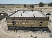 ببینید| پیشرفت 67 درصدی ساختمان ثبت اسناد و املاک شهرستان هیرمند در شمال سیستان و بلوچستان