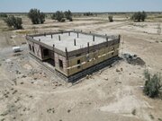 ببینید| پیشرفت 67 درصدی ساختمان ثبت اسناد و املاک شهرستان هیرمند در شمال سیستان و بلوچستان