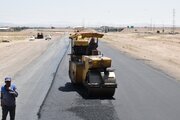 عملیات اصلاح و بهسازی روکش آسفالت کمربندی سمنان