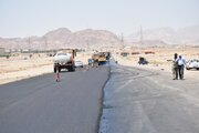 عملیات اصلاح و بهسازی روکش آسفالت کمربندی سمنان