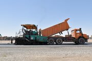 عملیات اصلاح و بهسازی روکش آسفالت کمربندی سمنان