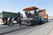 عملیات اصلاح و بهسازی روکش آسفالت کمربندی سمنان