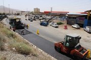 ببینید |عملیات اجرایی لکه گیری و روکش آسفالت باند شمالی محور ماهدشت -اشتهارد