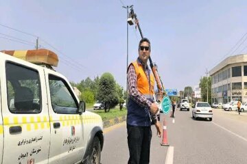 روشنایی ۲۱ کیلومتری در کمربندی لاهیجان/ ارتقای ایمنی با اعتبار ۱۶۰ میلیارد ریال