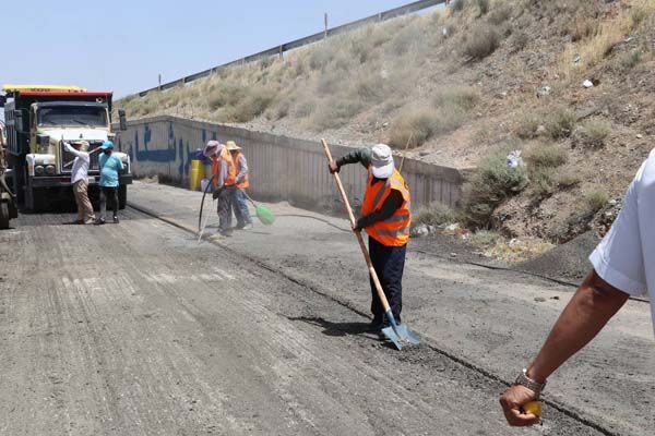 تشریح روند اجرای پروژه آسفالت مسیر پارسآباد - سربند استان اردبیل ببینید |عملیات اجرایی لکه گیری و روکش آسفالت باند شمالی محور ماهدشت -اشتهارد