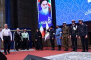 ببینید | حضور وزیر راه و شهرسازی در همایش صدسالگی آیین‌نامه راهنمایی و رانندگی ایران