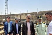 ببینید | بازدید معاون وزیر مدیرعامل سازمان ملی زمین و مسکن و مدیرکل راه و شهرسازی خوزستان از پروژه های نهضت ملی مسکن اهواز