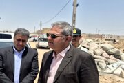 ببینید | بازدید معاون وزیر مدیرعامل سازمان ملی زمین و مسکن و مدیرکل راه و شهرسازی خوزستان از پروژه های نهضت ملی مسکن اهواز