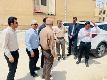ببینید | بازدید مدیرکل راه و شهرسازی خوزستان و معاونین از پروژه های راهسازی و مسکن شهرستان رامشیر