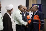 ببینید|مراسم تجلیل از کارکنان سازمان های مرتبط با ترافیک و تصادفات طرح نوروزی استان البرز
