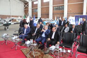 آئین بهره‌برداری از تاکسی هوایی کرج-قزوین در مراسم افتتاح همزمان از طرح‌های وزارت راه و شهرسازی