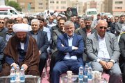 آئین کلنگ‌زنی احداث مجتمع آموزشی درمانی بیمارستان فاطمه الزهرا (س) شهرستان اشتهارد