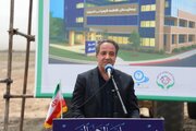 آئین کلنگ‌زنی احداث مجتمع آموزشی درمانی بیمارستان فاطمه الزهرا (س) شهرستان اشتهارد