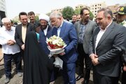 آئین کلنگ‌زنی احداث مجتمع آموزشی درمانی بیمارستان فاطمه الزهرا (س) شهرستان اشتهارد