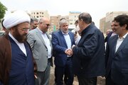 آئین کلنگ‌زنی احداث مجتمع آموزشی درمانی بیمارستان فاطمه الزهرا (س) شهرستان اشتهارد