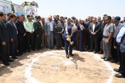 آئین کلنگ‌زنی احداث مجتمع آموزشی درمانی بیمارستان فاطمه الزهرا (س) شهرستان اشتهارد